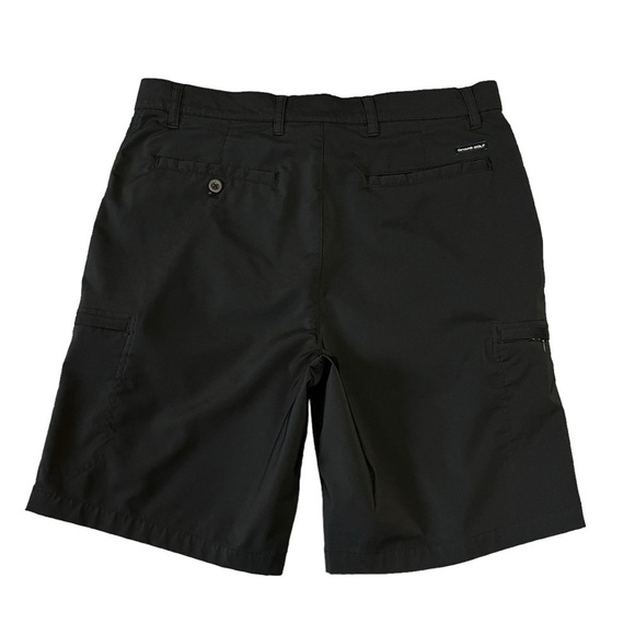 Chaps Men’s Golf Cargo Shorts. Polyester Blend 6 Pocket Black Size 32 #1110 - Picture 4 of 6